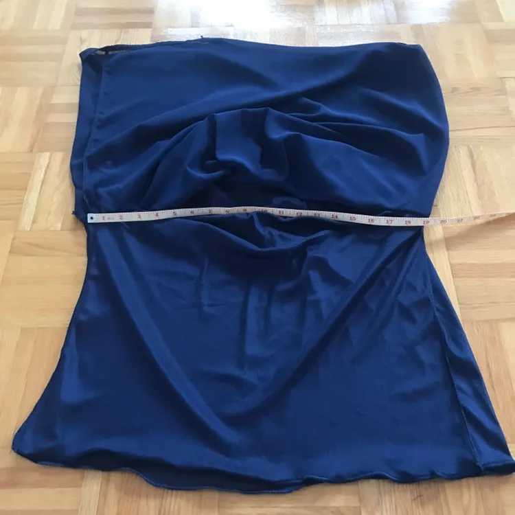 Navy Blue Sleeveless Blouse - Medium image indicator(7)