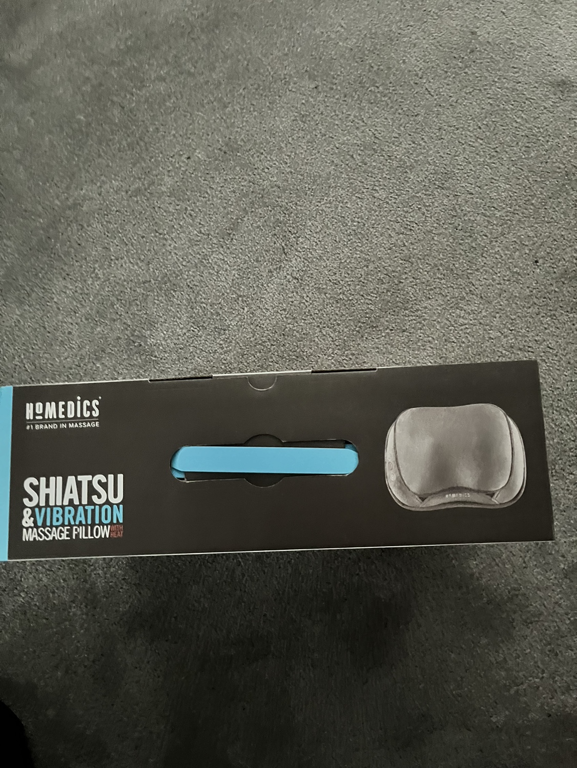NEW! Homedics Shiatsu & Vibration Massage Pillow with Heat - photo 2