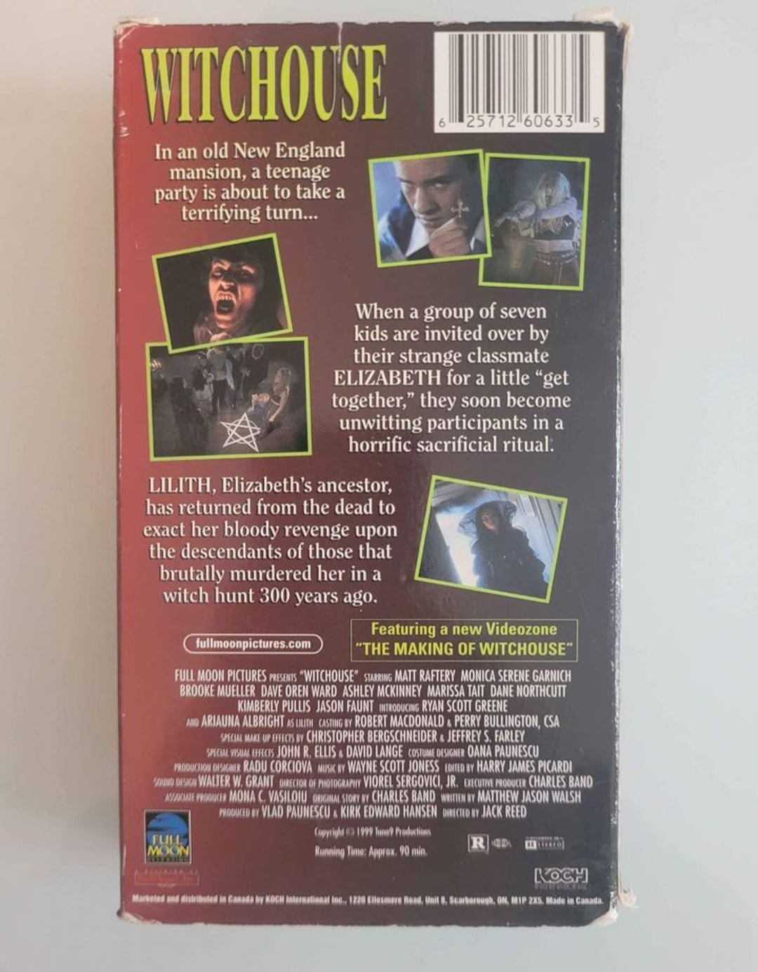 Rare Horror VHS Witchouse - photo 3