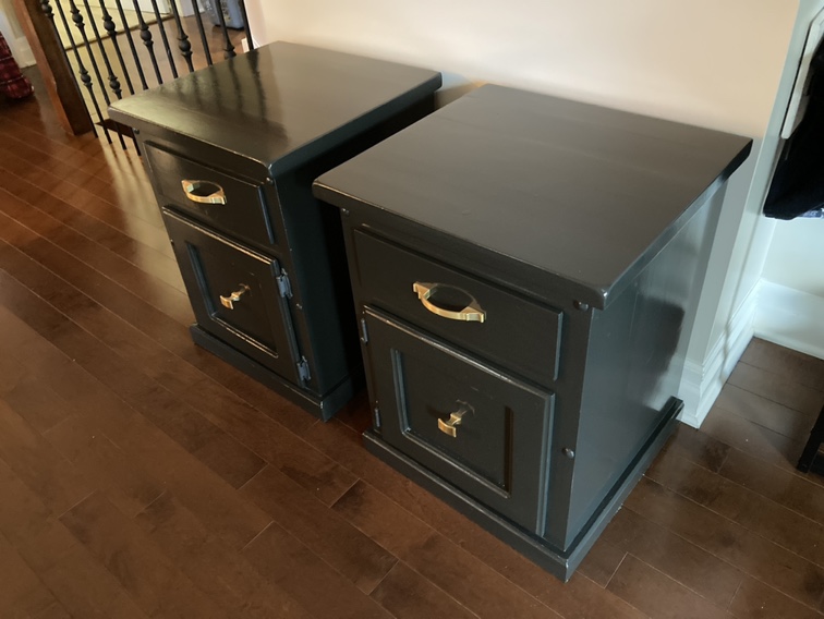 Black Nightstands (Pair) - photo 2