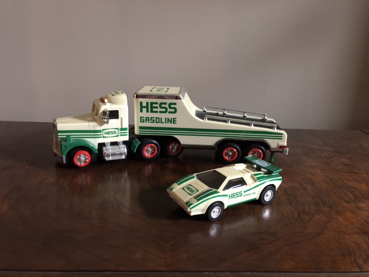 HESS popular Toy Truck and Racer - HESS 1991 - New in Box