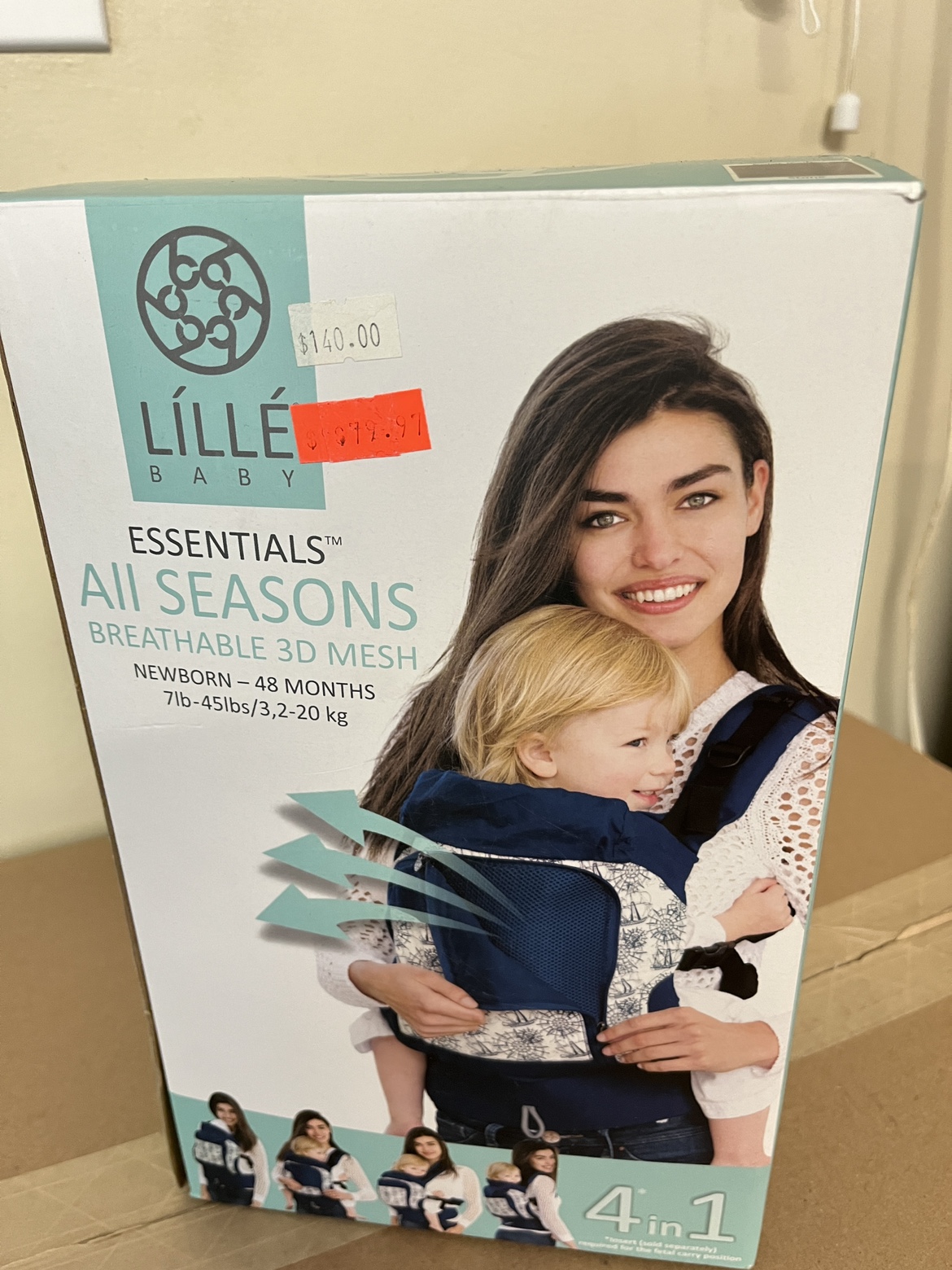 All Seasons 3D Mesh 4-in-1 Baby Carrier