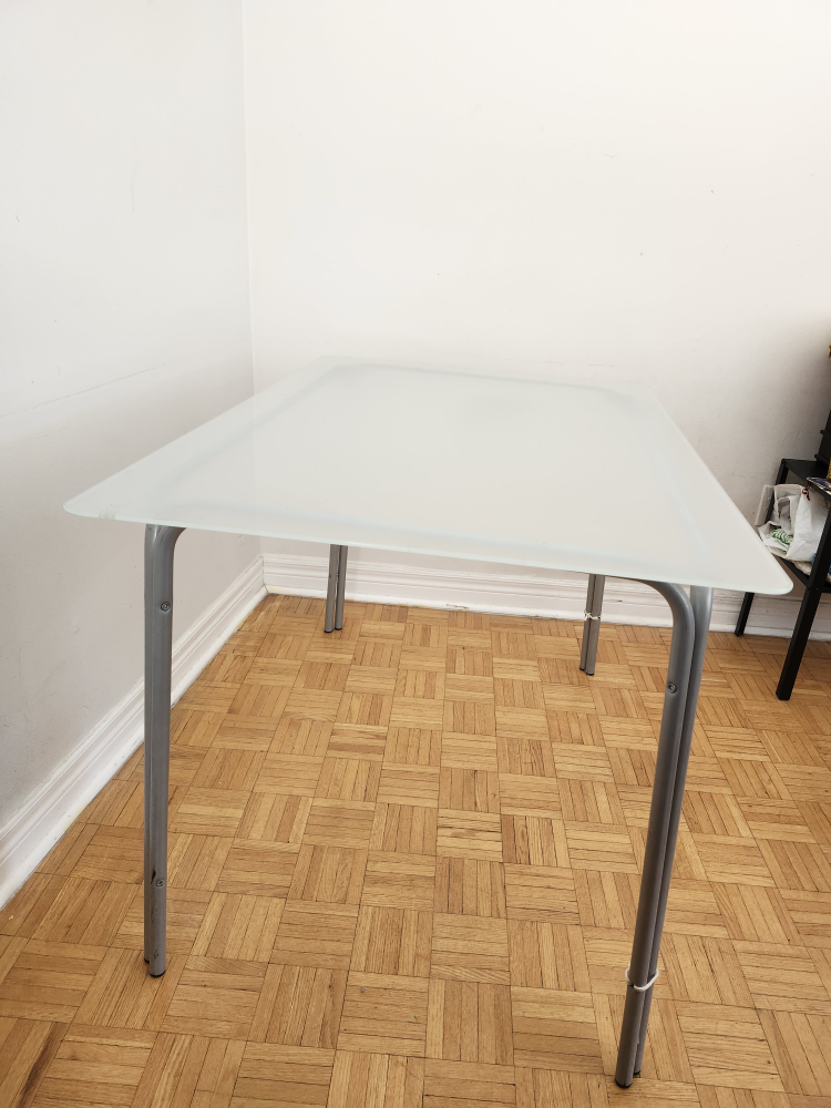 Dining Table (GlassTop) + 1 Chair - photo 2