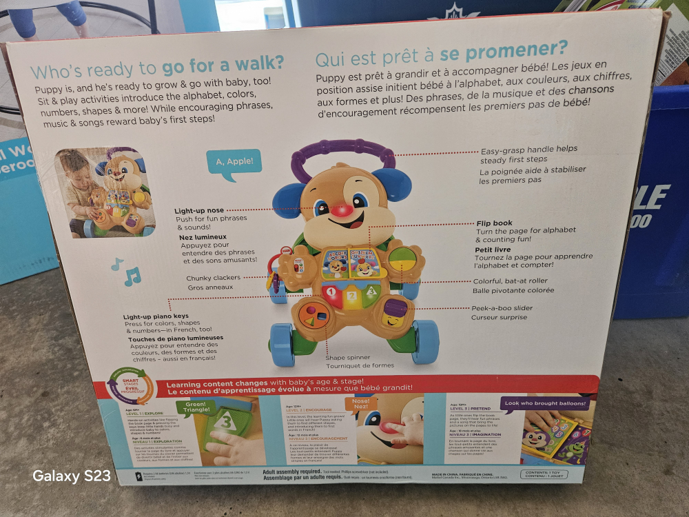 New baby fun activity pushes walker(never opened the box) - photo 3
