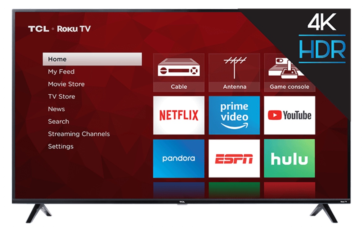 TCL 65" Roku TV 4K HDR