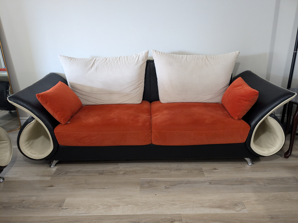 Contemporary modern Sofa set with Loveseat
