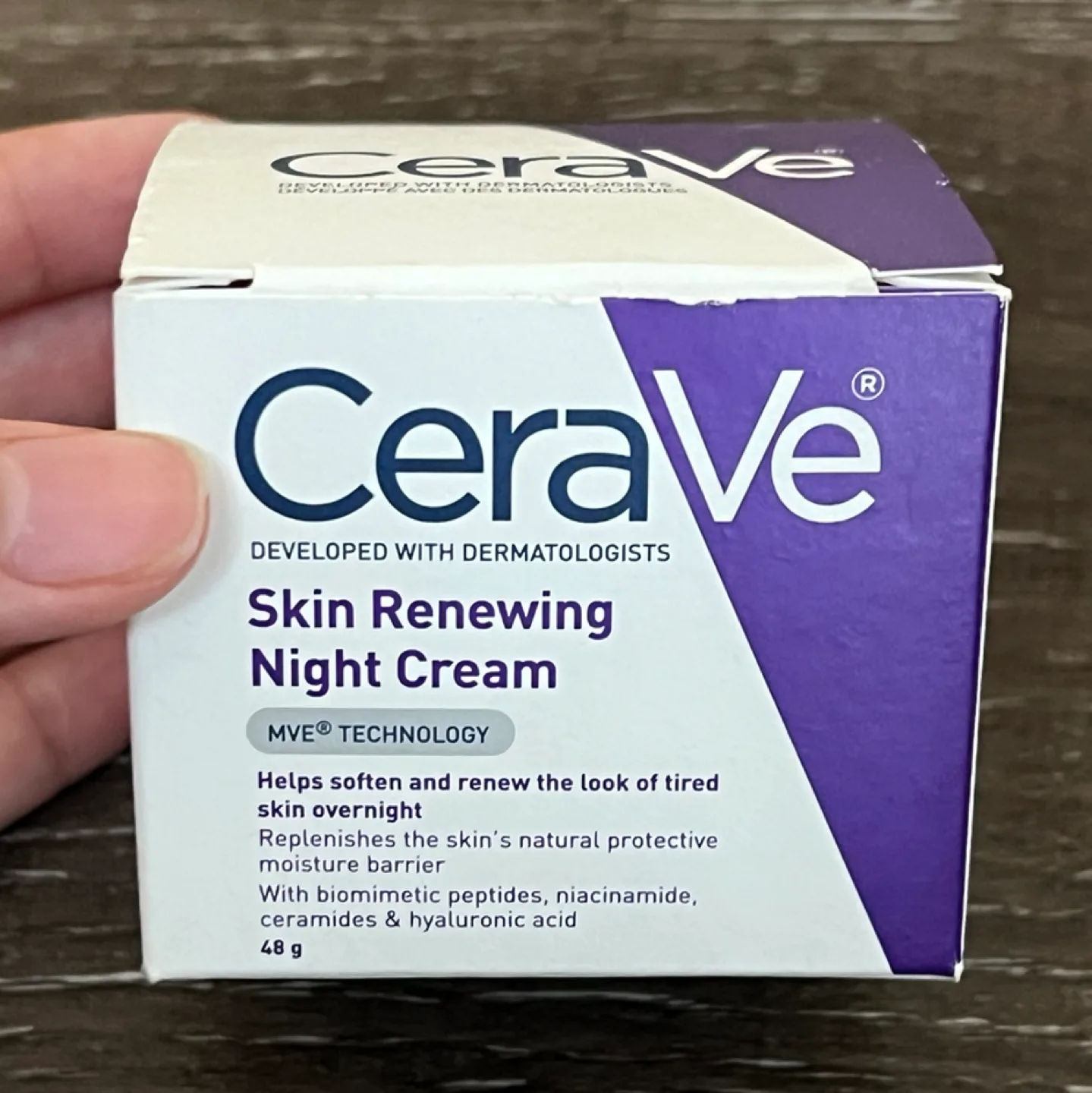 CeraVe Skin Renewing Night Cream Anti Aging Face Moisturizer thumbnail