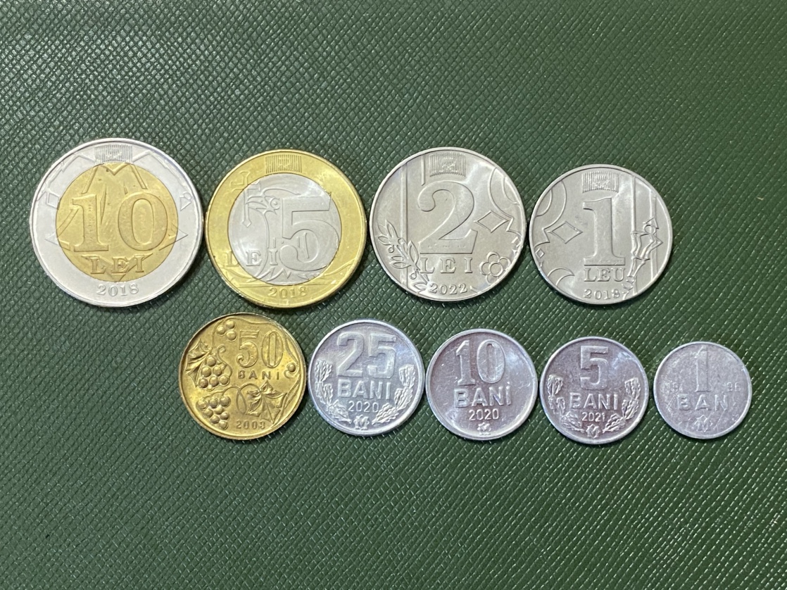 Foreign coins and banknotes