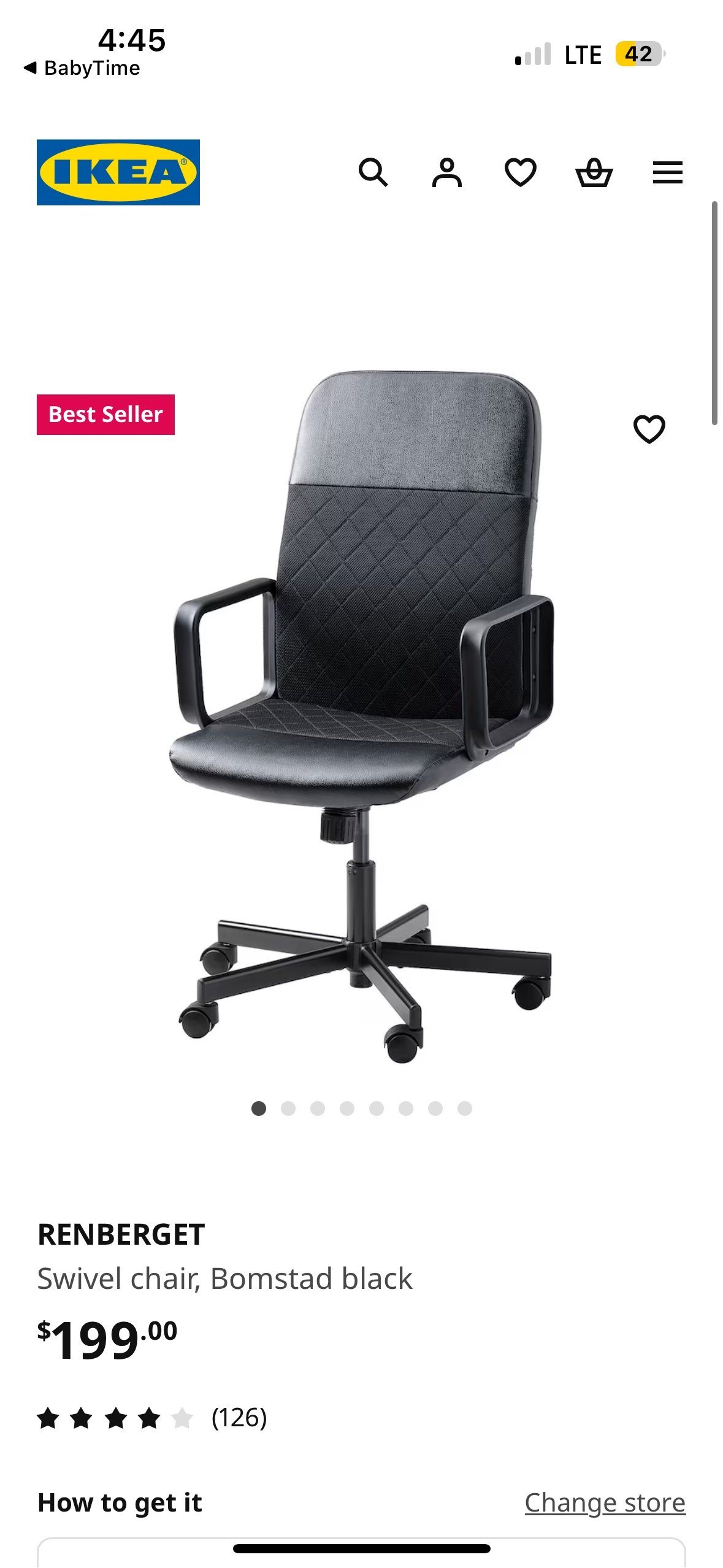IKEA Renberget Swivel Chair
