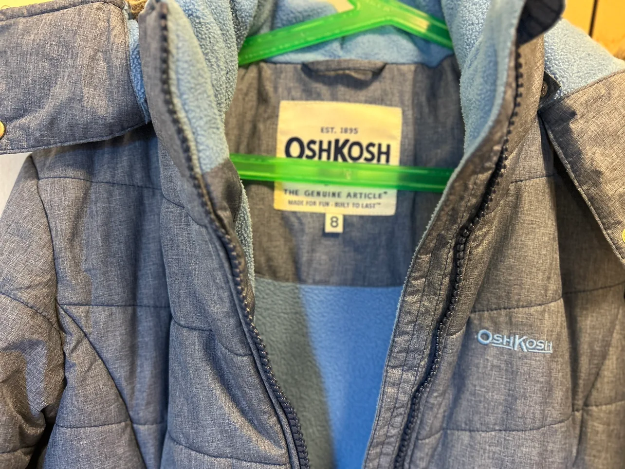 OshKosh B'Gosh Girls Winter Coat Size 8 image indicator(3)