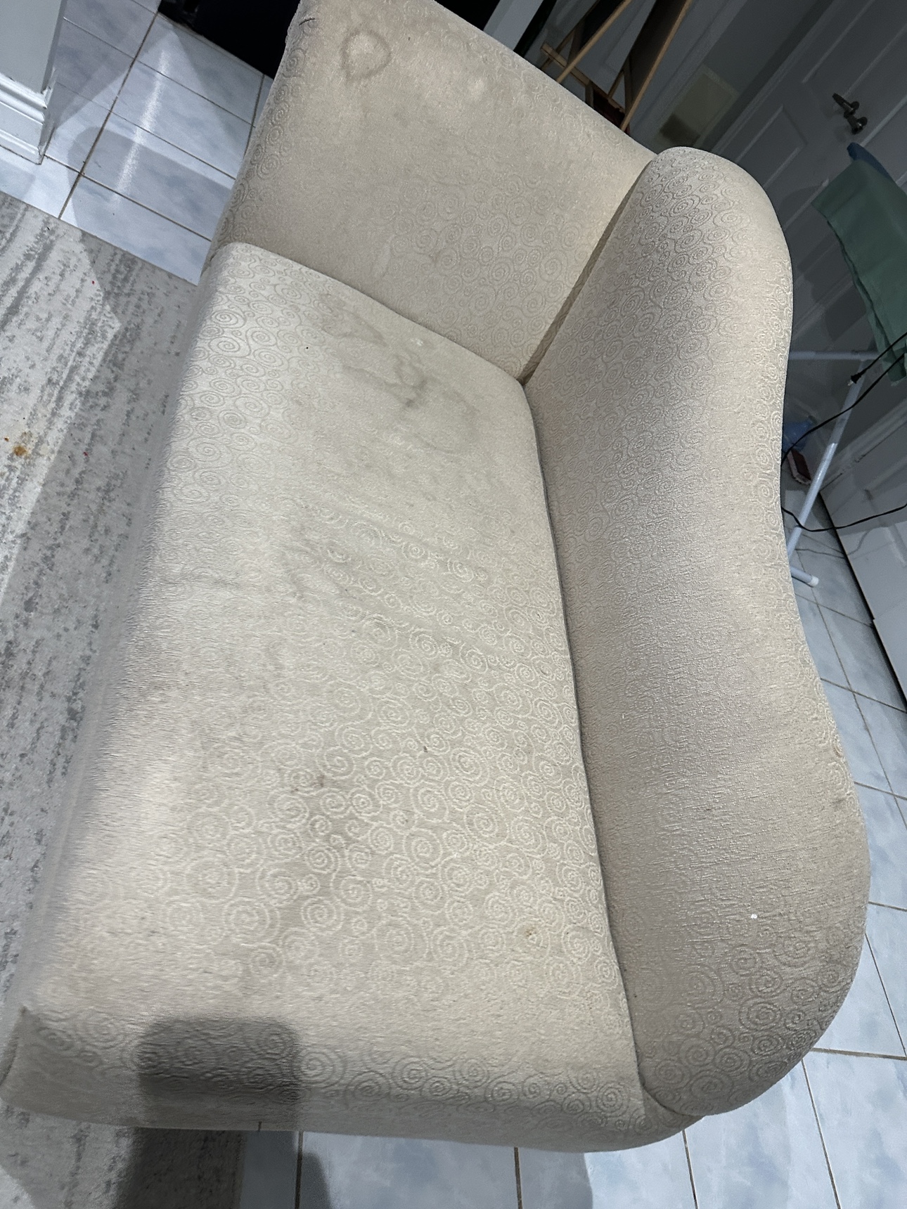 Beige Chaise Lounge