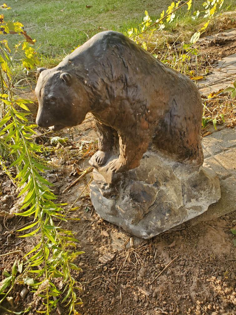 Concrete Bear Statue
