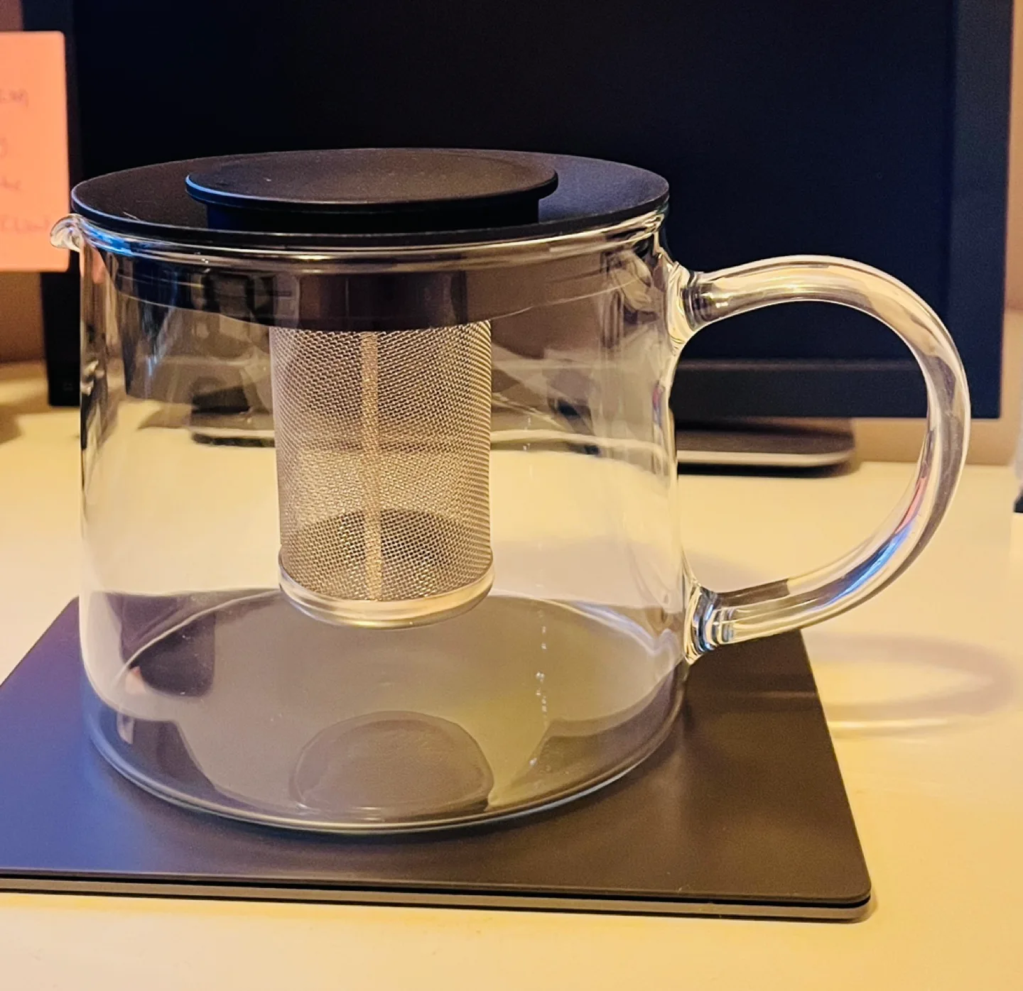 Glass Teapot with Infuser image indicator(2)