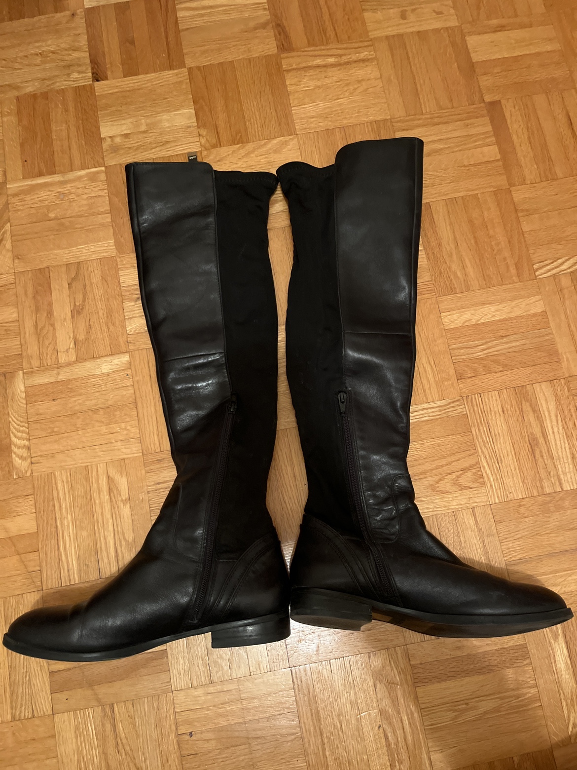 Black Knee-High Boots