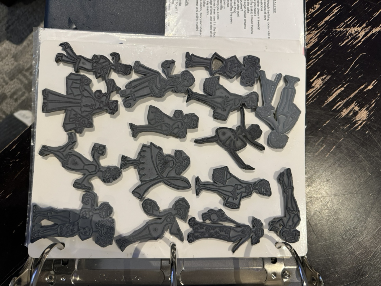 Huge Binder of Unmounted Rubber Stamps (Most Unused) - photo 4
