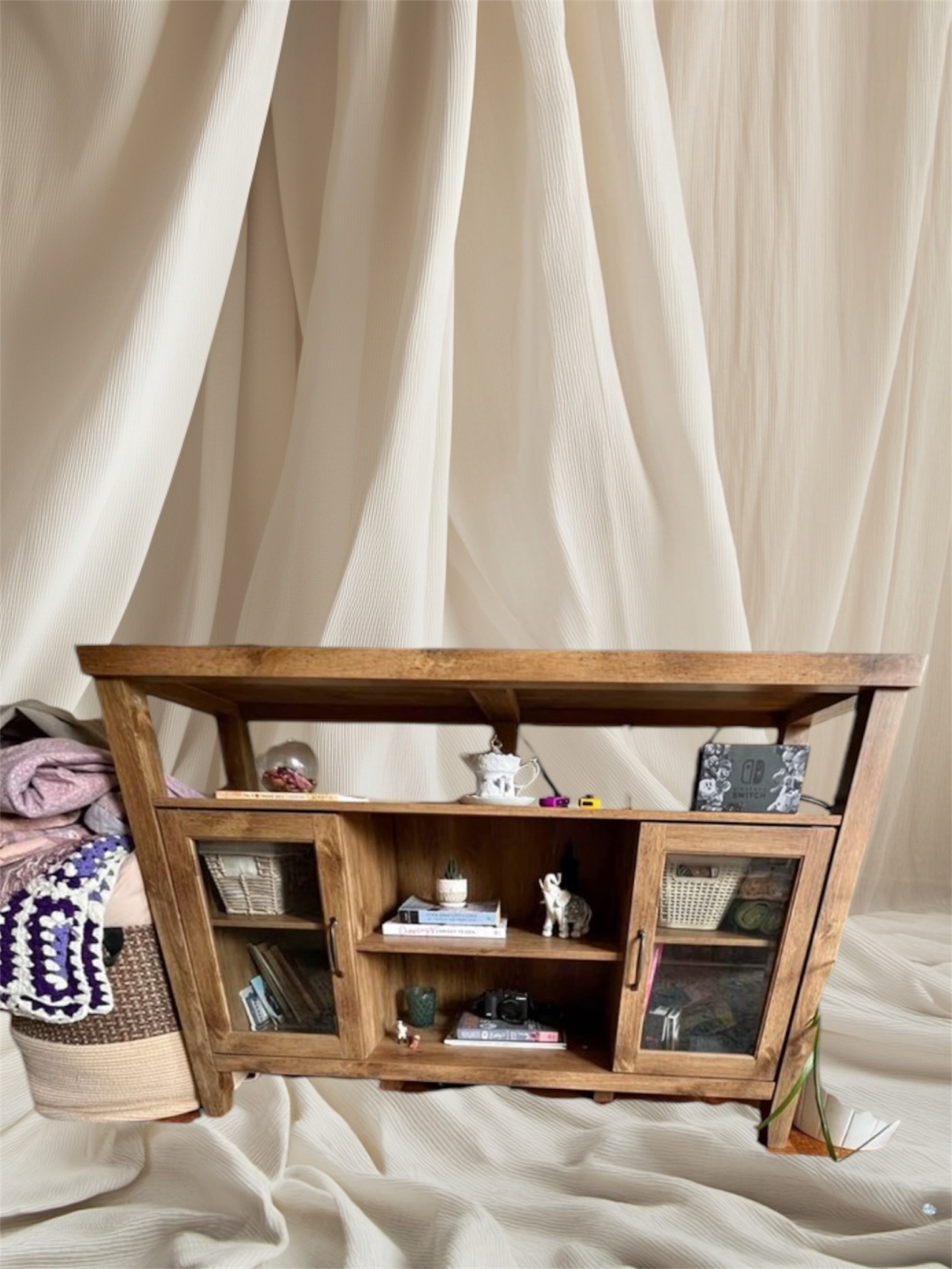 TV Stand with Storage - photo 2