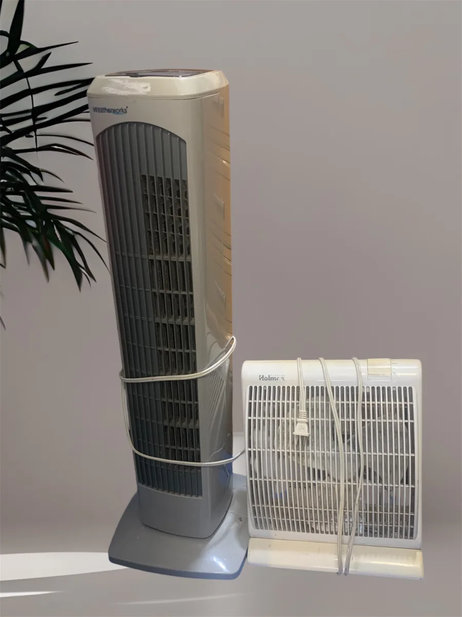 Tower Fan and Small Fan