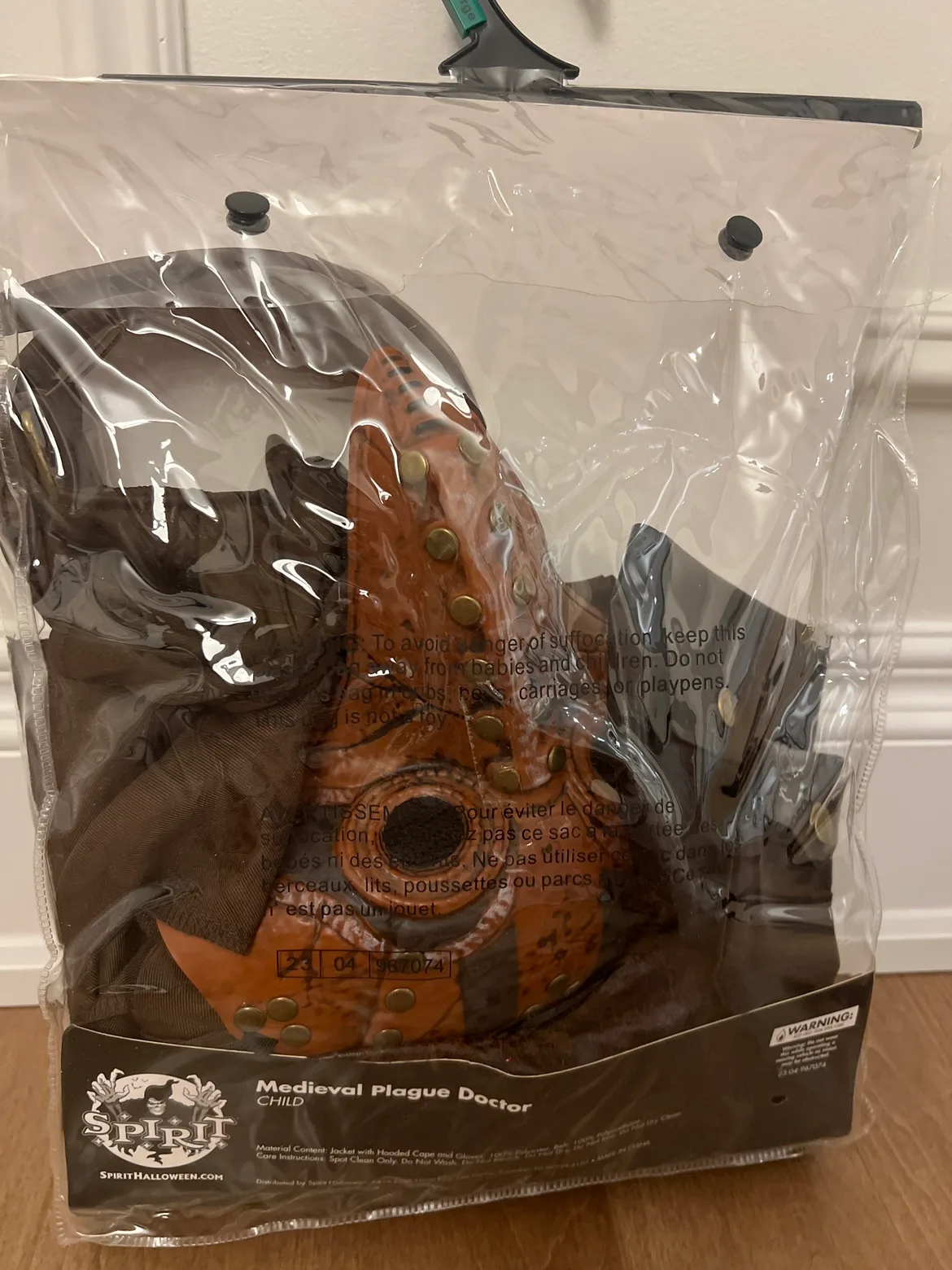 Child Large Medieval Plague Doctor Costume image indicator(2)