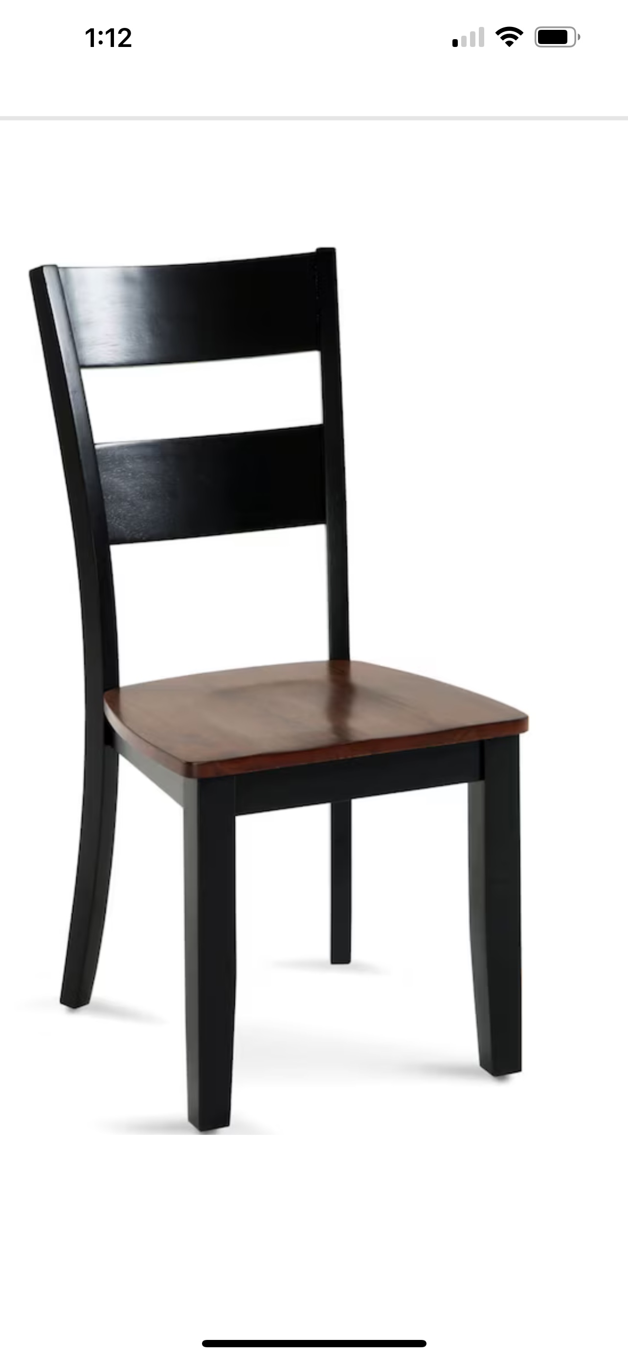 Black and Brown 6 Dining Chairs - photo 2