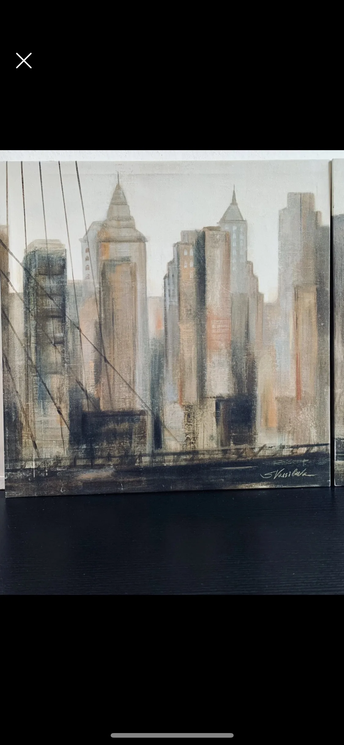 Cityscape Canvas Wall Art thumbnail