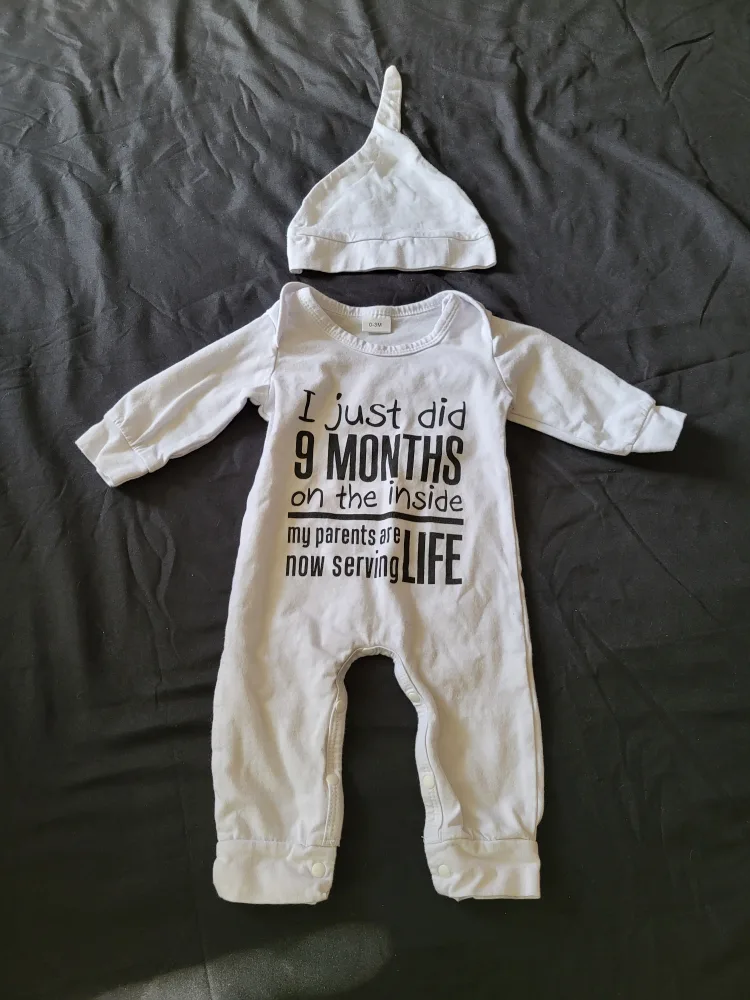Baby Jumper with Hat 0-3 months thumbnail