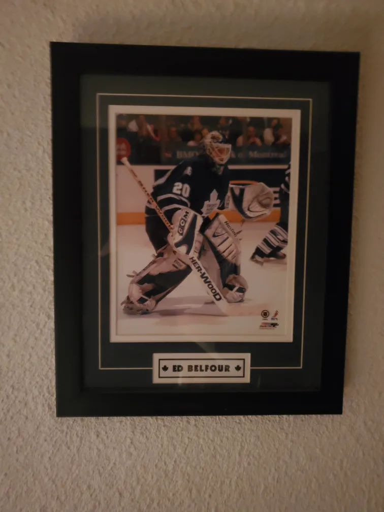 Ed Belfour Toronto Maple Leafs Framed Photo thumbnail