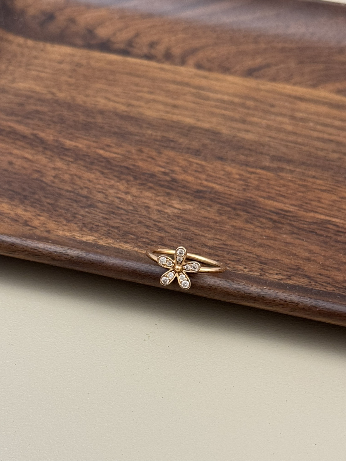 PANDORA Dazzling Daisy Ring Rose Gold