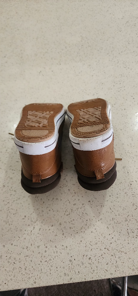 Brown Toddler Boys' High Top Sneakers - Size 13 - photo 5