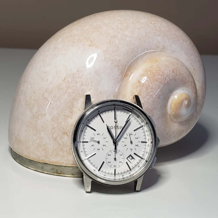 Silver Fossil Watch - photo 4