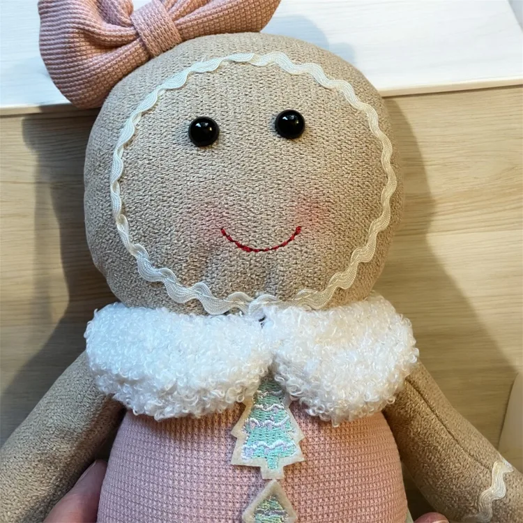 NEW Set of 2 Dangling Leg Gingerbread Girl & Boy Christmas image indicator(7)