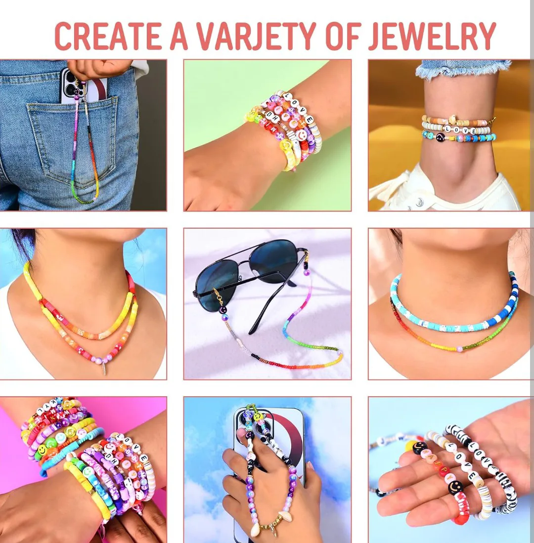 GREAT GIFT IDEA!  🎁    NEW!   Bead Jewelry Making Kit image indicator(2)