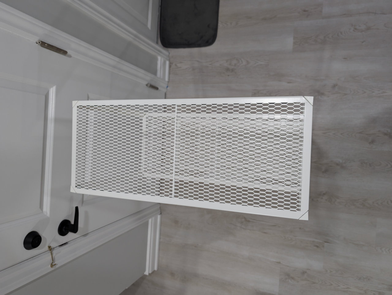 IKEA White Metal Shelf Unit - photo 2