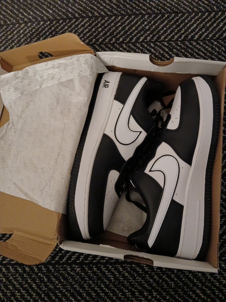 Nike Air Force 1 Black and White '07 Brand new. - photo 4