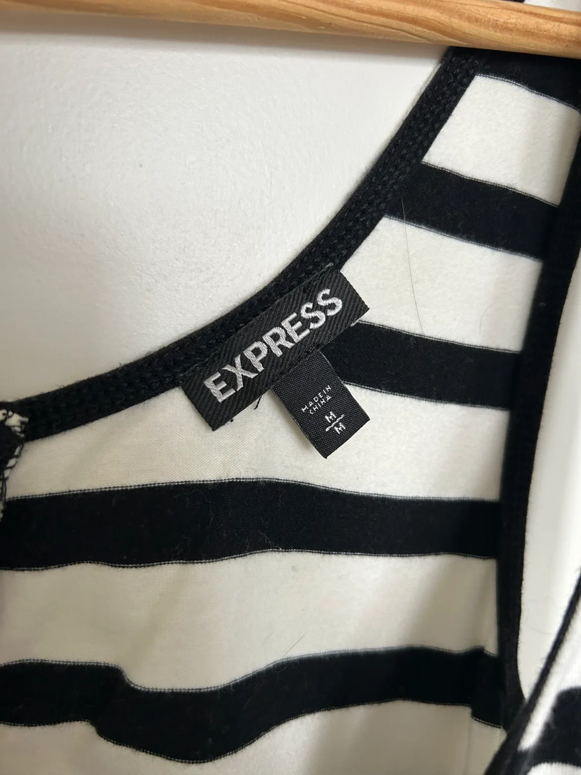 Express Striped peplum Tank Top image indicator(2)
