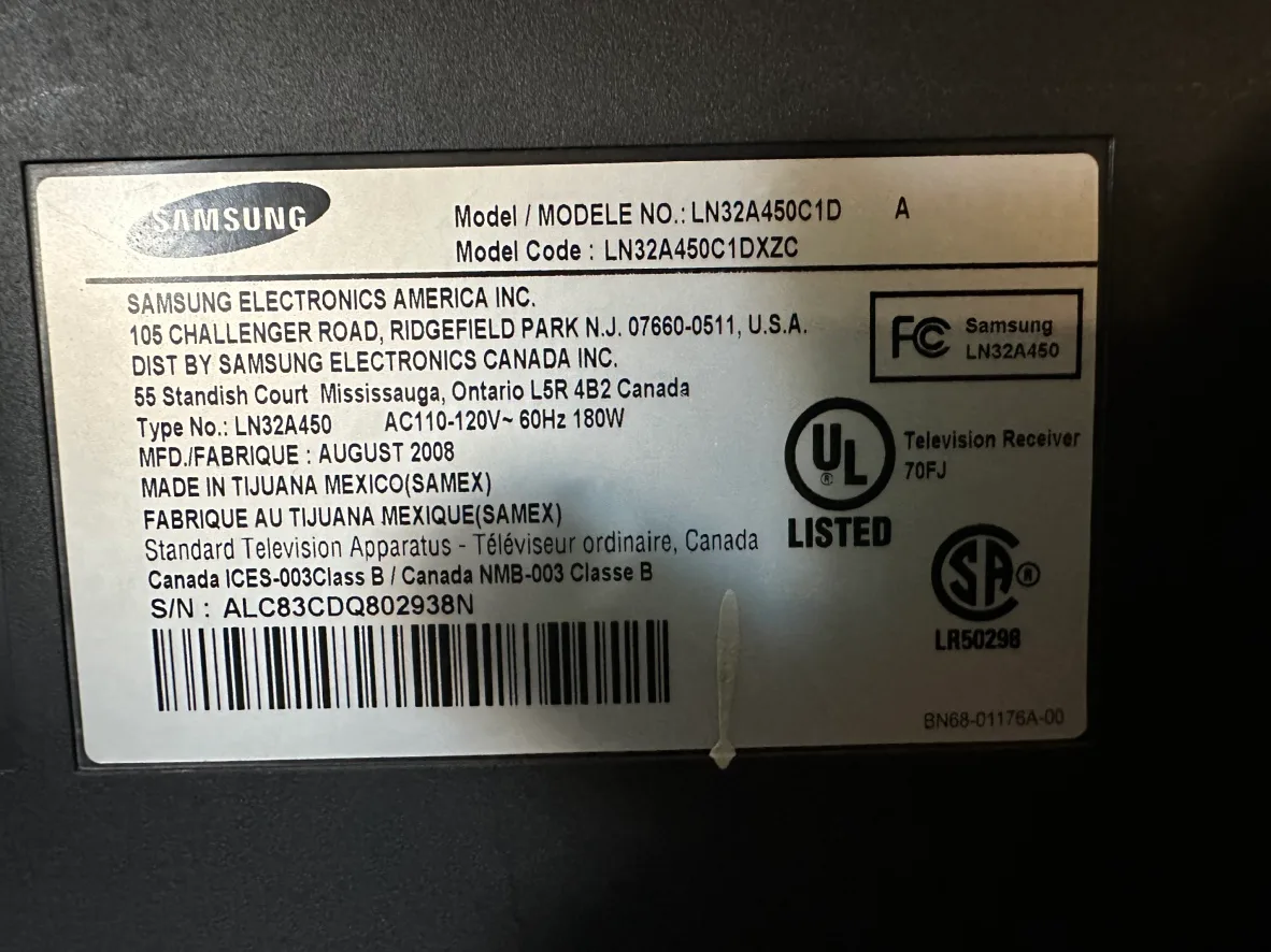 Samsung 32 inch TV image indicator(3)