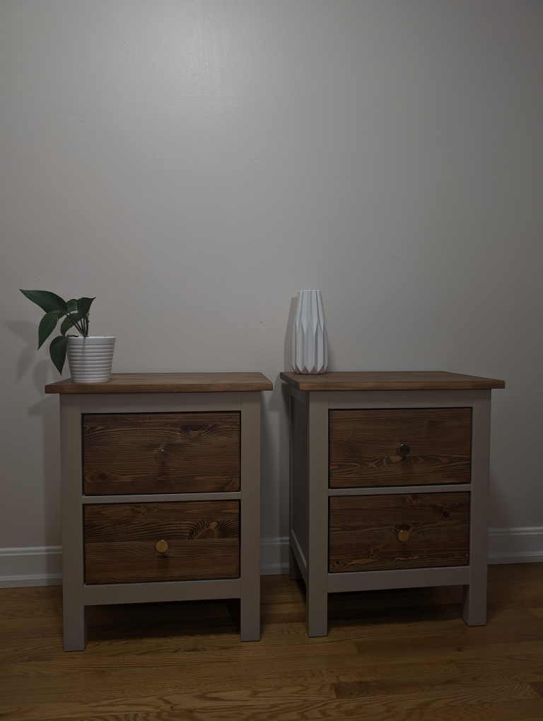 Refinished Nightstand Set
