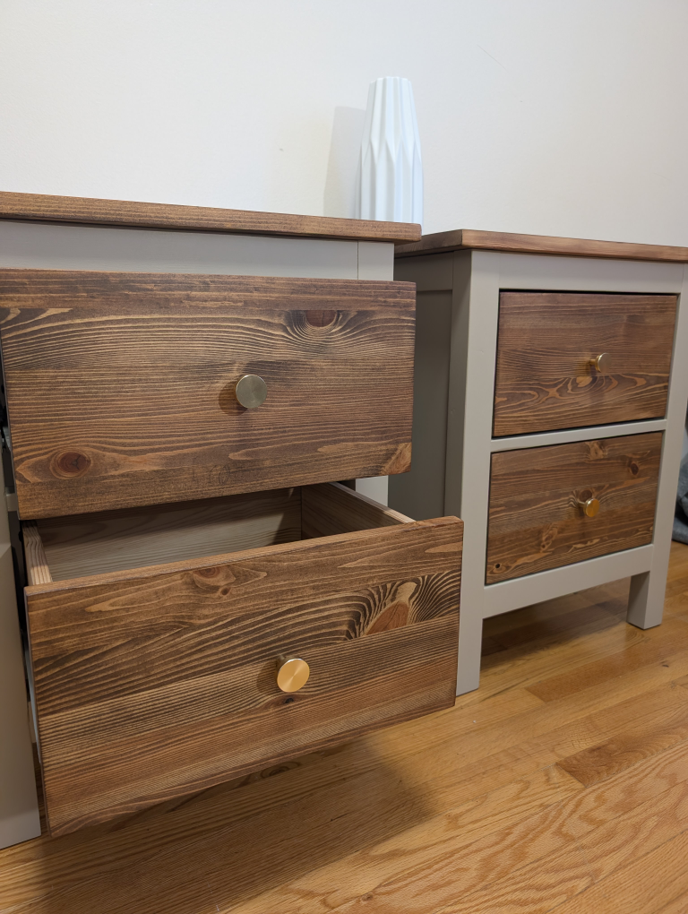 Refinished Nightstand Set - photo 4