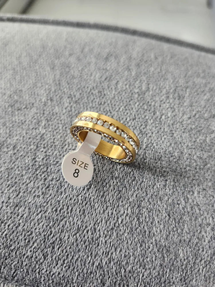Gold Band Ring Size 8