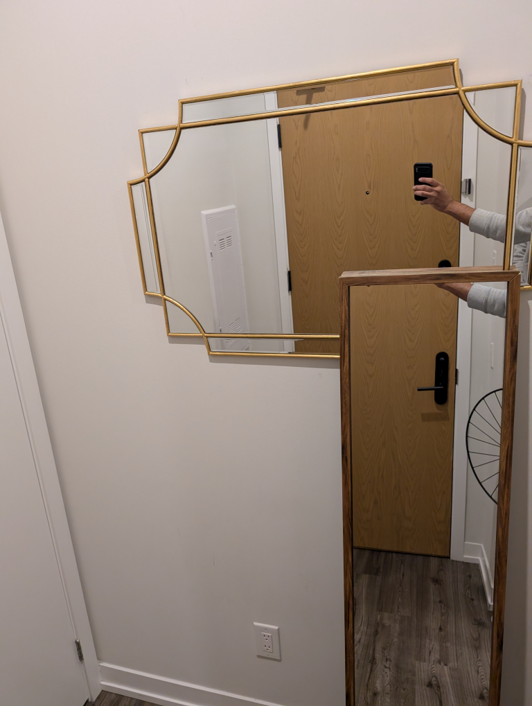 2 x wall mirrors - Free!! must go soon