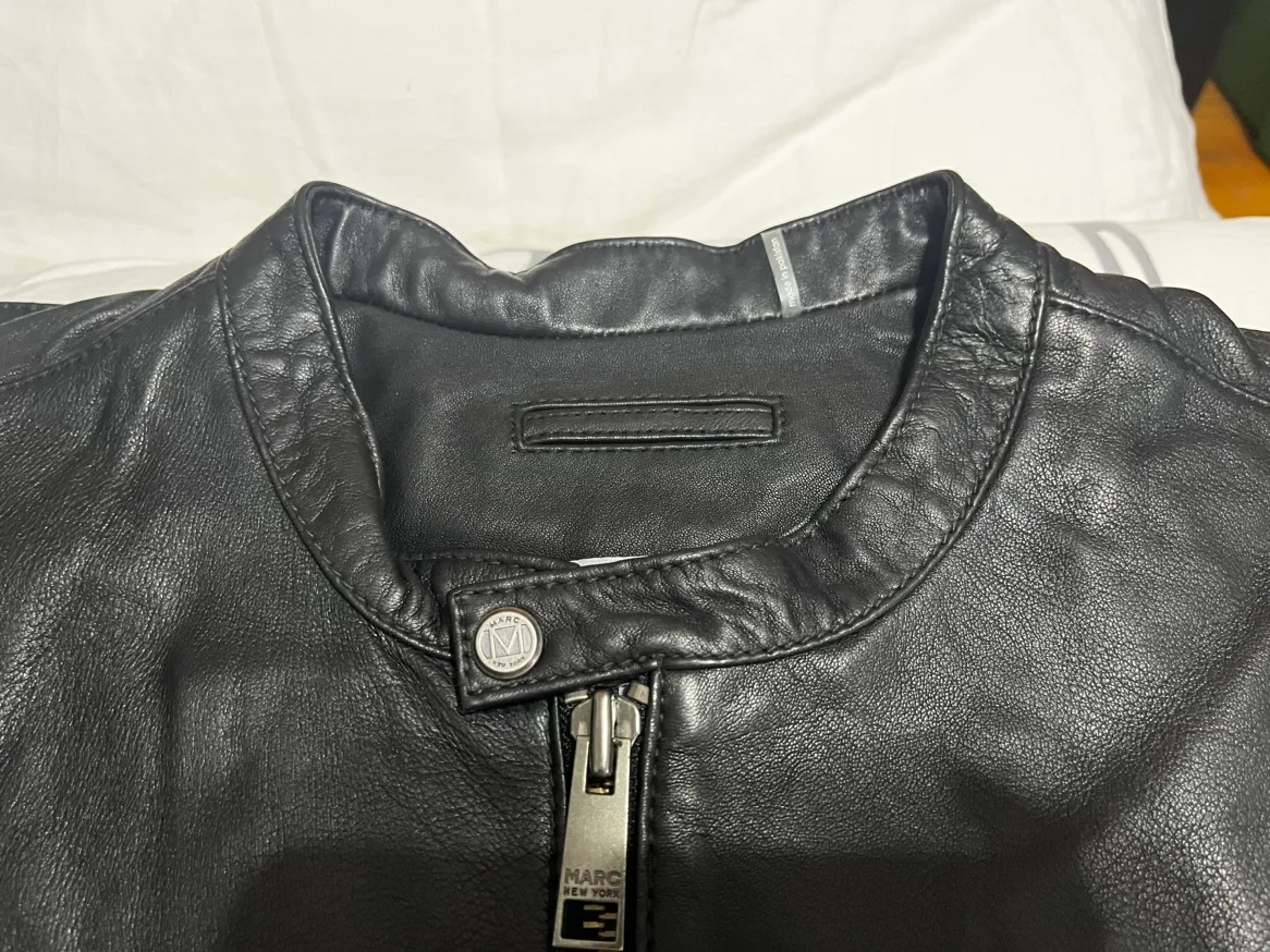 Marc New York Men’s Leather Jacket image indicator(4)