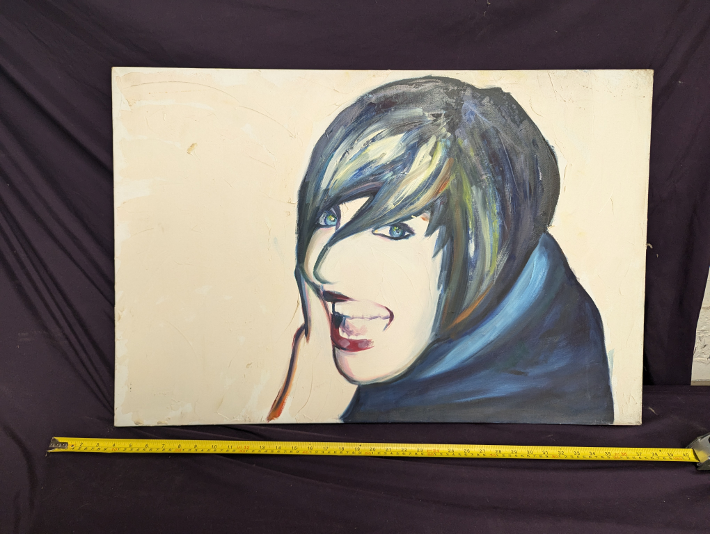 Original Oil Painting of a Woman