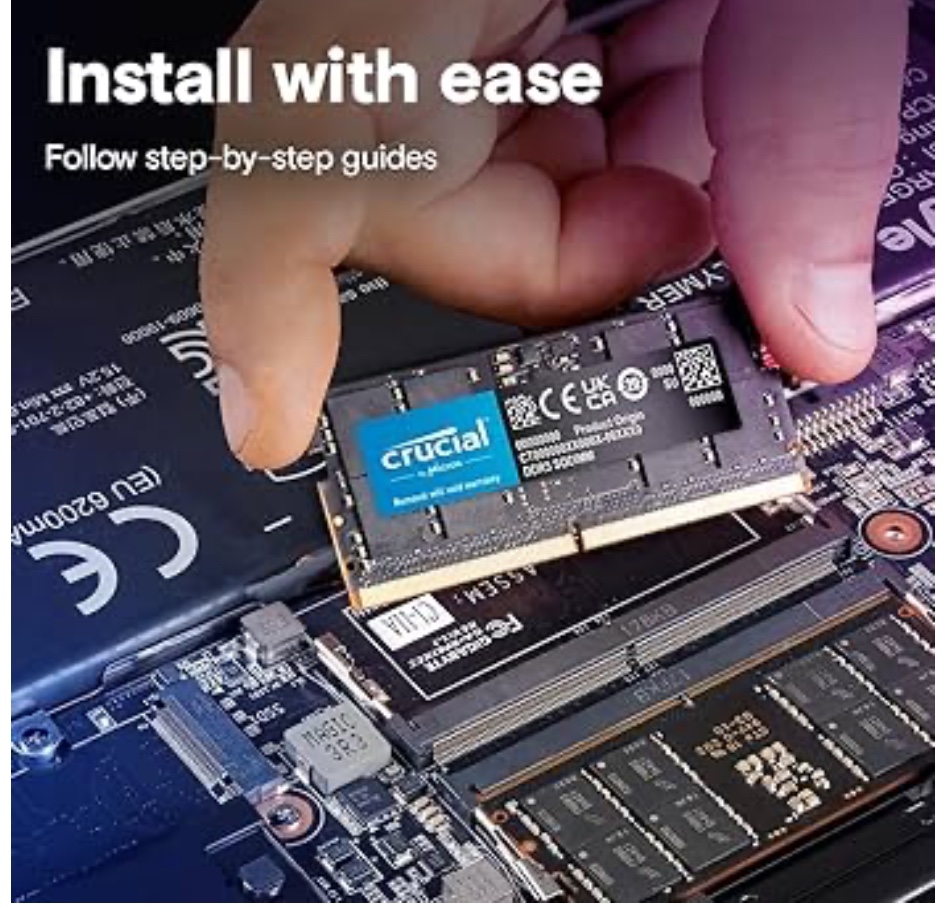 Crucial 64GB DDR5 RAM (2x32GB) for laptops - photo 2