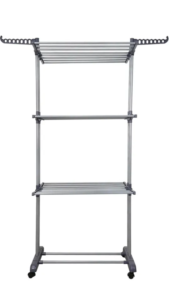 Clothes Dryer and hanger stand with wheels image indicator(4)