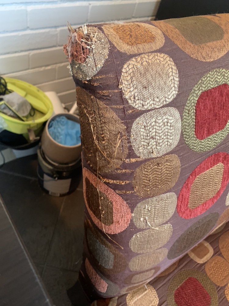 Patterned fabric Accent Chair - photo 2