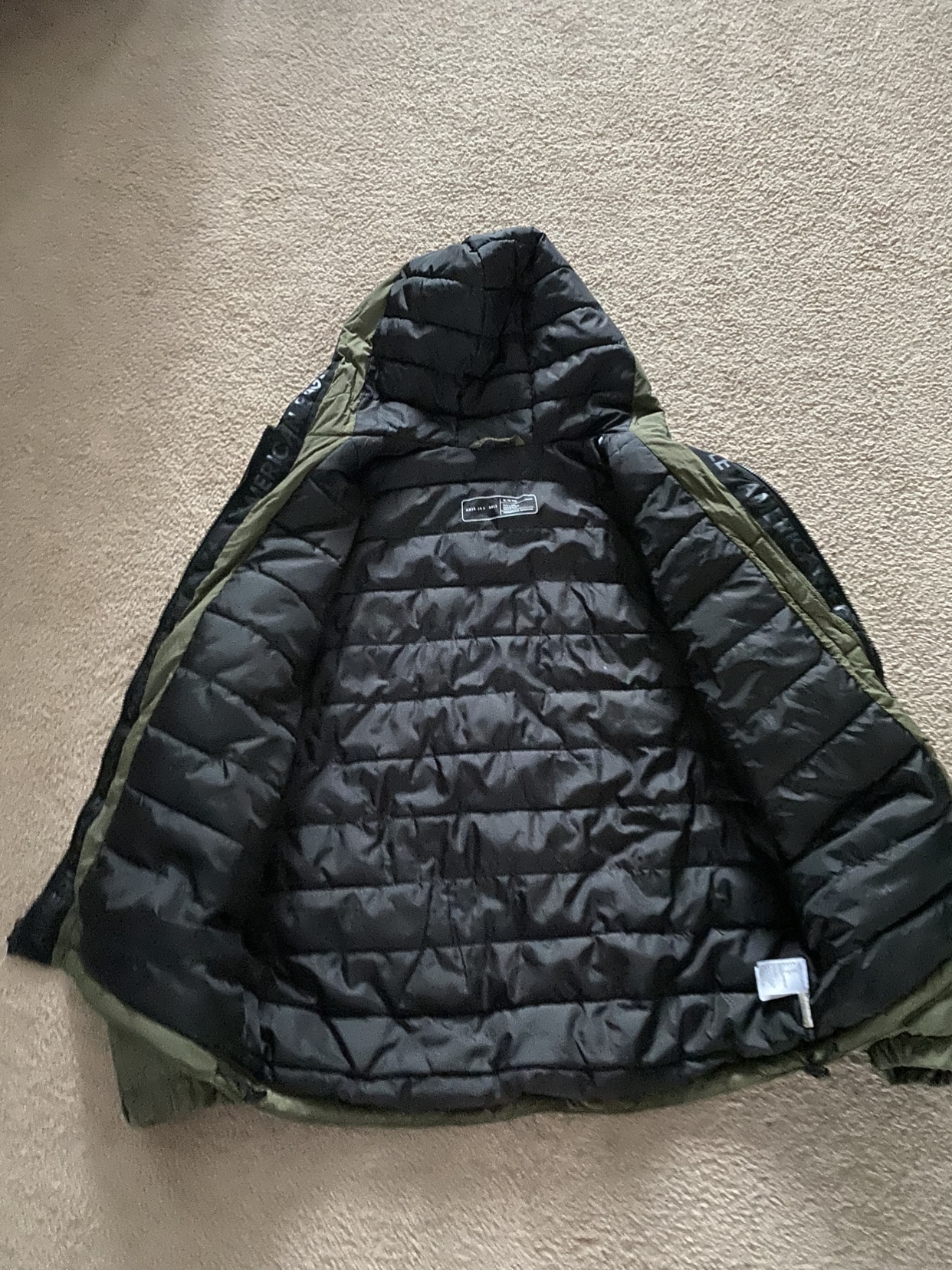 Men's Green Fall and Winter Jacket - photo 2