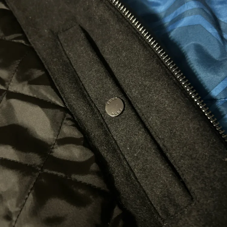 DKNY Men’s Wool Winter Coat - Medium image indicator(8)