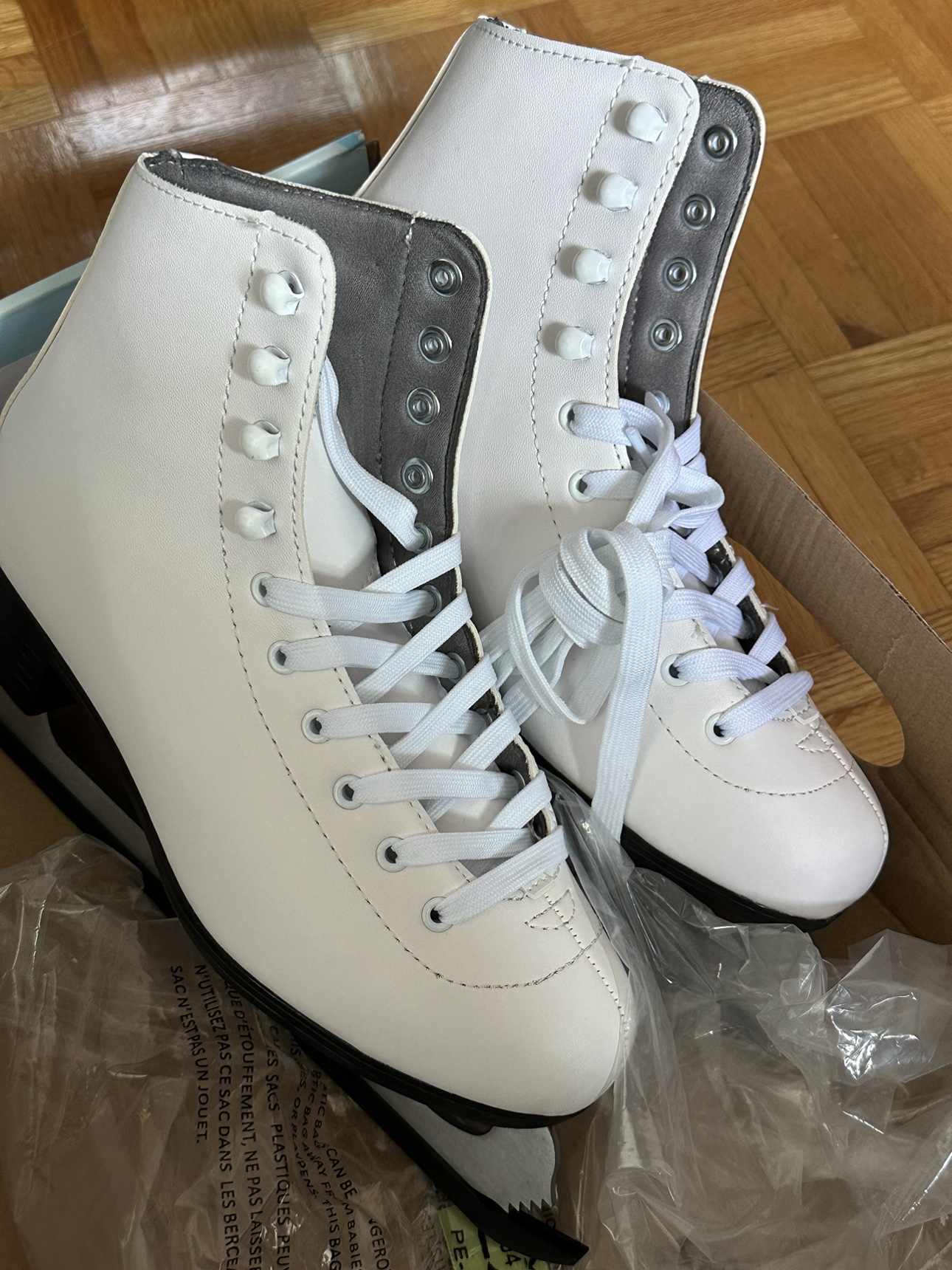 White Figure Skates Size 7