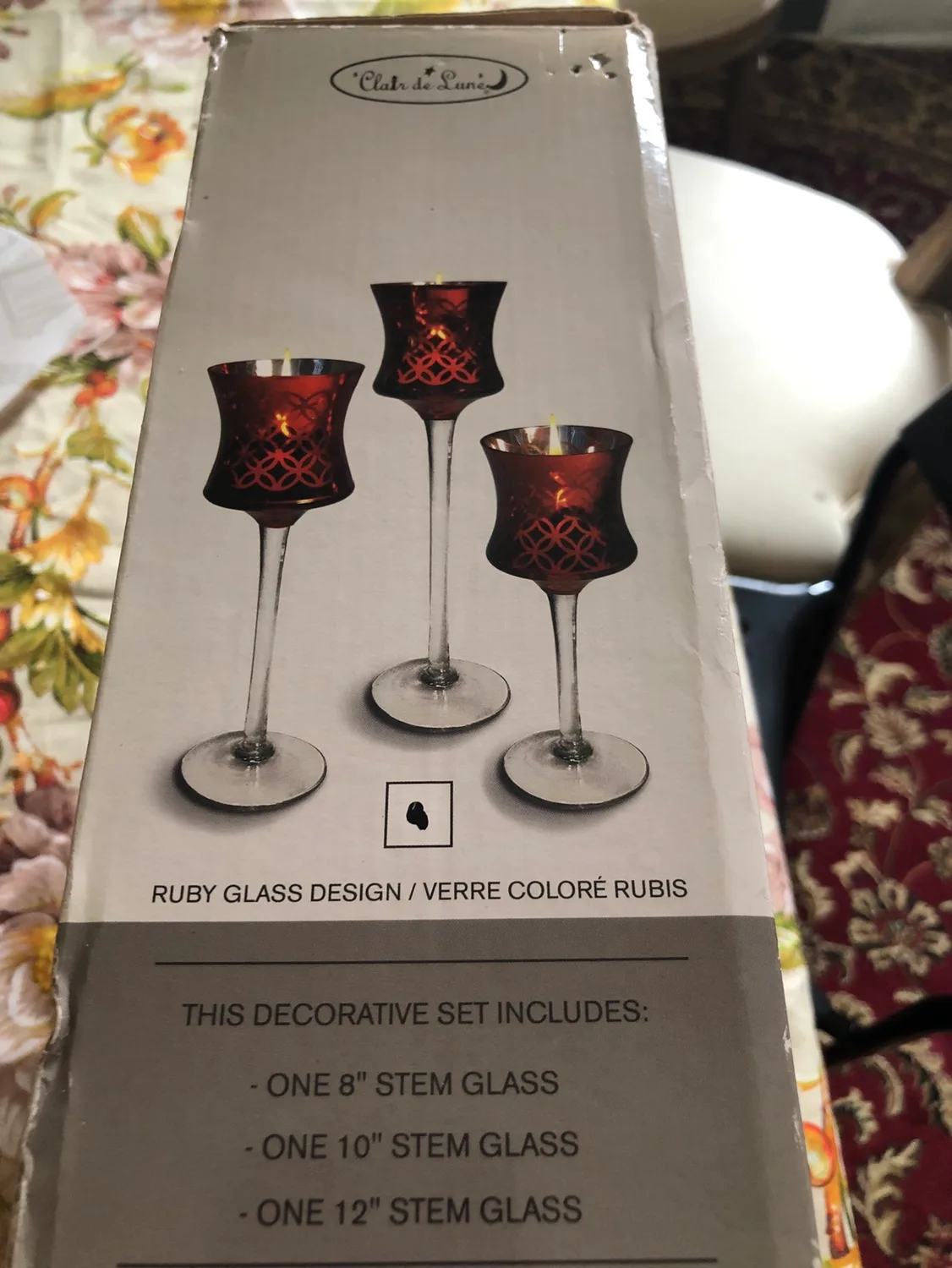 Capri Glass Candle Holders image indicator(4)