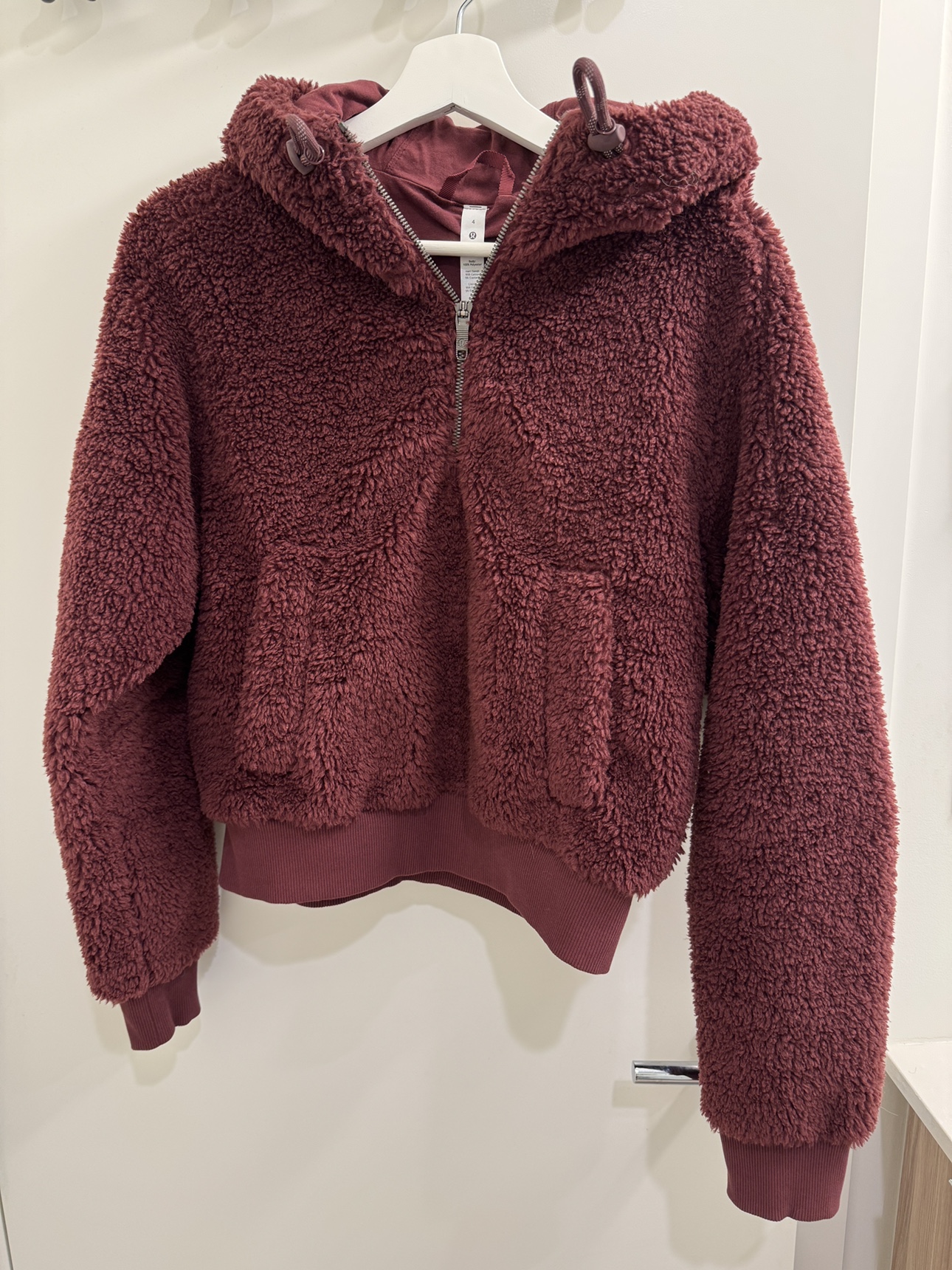 Lululemon oversized scuba sherpa