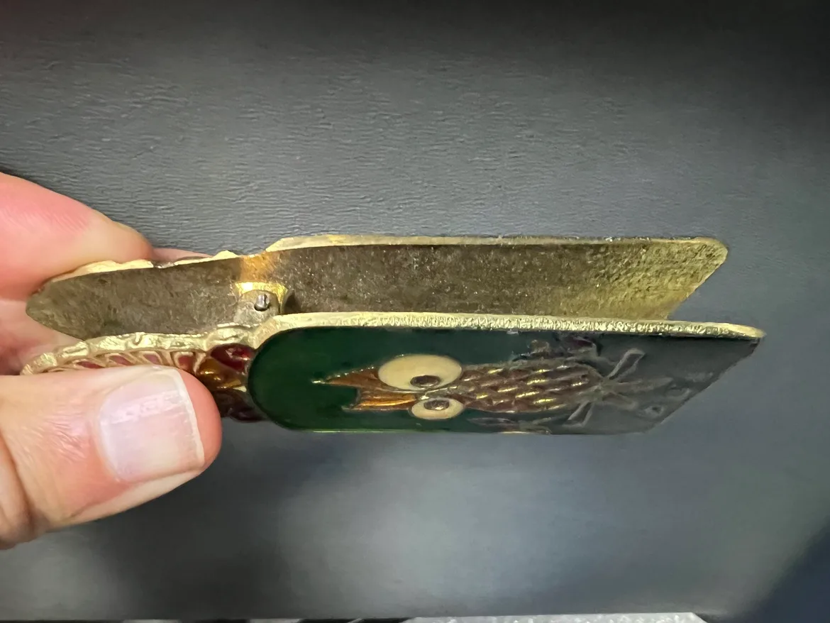 Vintage Brass Paperclip Greece image indicator(3)